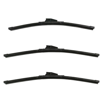 DIY Solutions® - Driver (19"), Passenger Side (19") and Rear (17") Black Wiper Blade Set