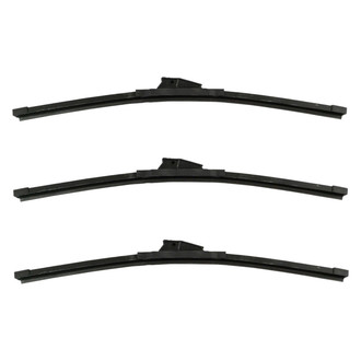 DIY Solutions® - Driver (19"), Passenger Side (19") and Rear (19") Black Wiper Blade Set