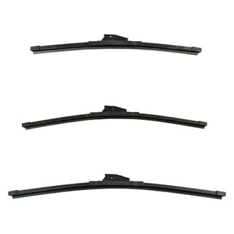 DIY Solutions® - Driver (20"), Passenger Side (19") and Rear (16") Black Wiper Blade Set