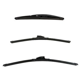DIY Solutions® - Driver (22"), Passenger Side (19") and Rear (10") Black Wiper Blade Set