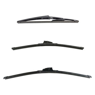 DIY Solutions® - Driver (22"), Passenger Side (19") and Rear (12") Black Wiper Blade Set