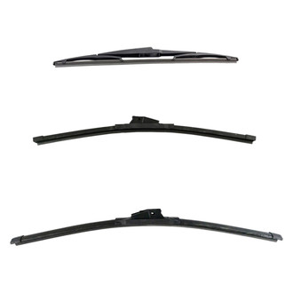 DIY Solutions® - Driver (22"), Passenger Side (19") and Rear (14") Black Wiper Blade Set