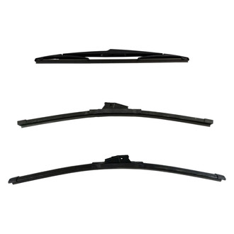 DIY Solutions® - Driver (22"), Passenger Side (19") and Rear (14") Black Wiper Blade Set