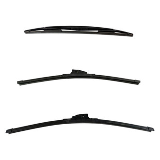 DIY Solutions® - Driver (22"), Passenger Side (19") and Rear (16") Black Wiper Blade Set