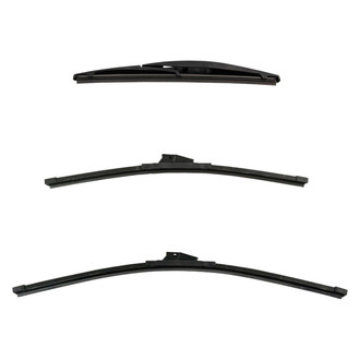 DIY Solutions® - Driver (24"), Passenger Side (19") and Rear (10") Black Wiper Blade Set
