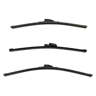DIY Solutions® - Driver (24"), Passenger Side (19") and Rear (11") Black Wiper Blade Set