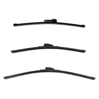 DIY Solutions® - Driver (24"), Passenger Side (19") and Rear (11") Black Wiper Blade Set