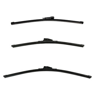DIY Solutions® - Driver (24"), Passenger Side (19") and Rear (12") Black Wiper Blade Set