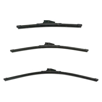 DIY Solutions® - Driver (24"), Passenger Side (19") and Rear (13") Black Wiper Blade Set