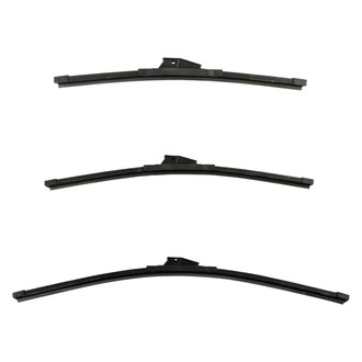 DIY Solutions® - Driver (24"), Passenger Side (19") and Rear (15") Black Wiper Blade Set