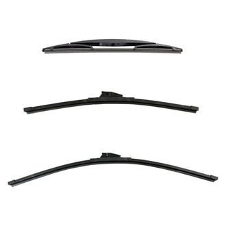 DIY Solutions® - Driver (26"), Passenger Side (19") and Rear (12") Black Wiper Blade Set