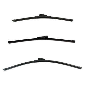 DIY Solutions® - Driver (26"), Passenger Side (19") and Rear (12") Black Wiper Blade Set