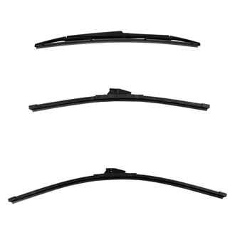 DIY Solutions® - Driver (26"), Passenger Side (19") and Rear (16") Black Wiper Blade Set