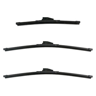 DIY Solutions® - Driver (20"), Passenger Side (20") and Rear (13") Black Wiper Blade Set