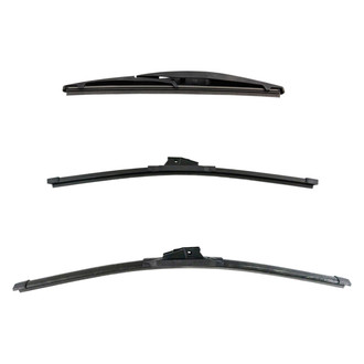 DIY Solutions® - Driver (22"), Passenger Side (20") and Rear (10") Black Wiper Blade Set