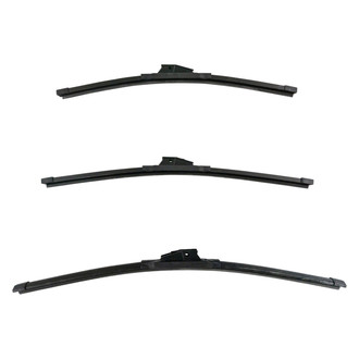 DIY Solutions® - Driver (22"), Passenger Side (20") and Rear (17") Black Wiper Blade Set