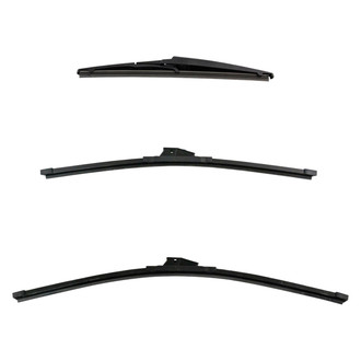 DIY Solutions® - Driver (24"), Passenger Side (20") and Rear (11") Black Wiper Blade Set