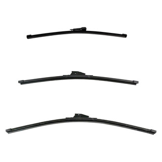 DIY Solutions® - Driver (24"), Passenger Side (20") and Rear (12") Black Wiper Blade Set