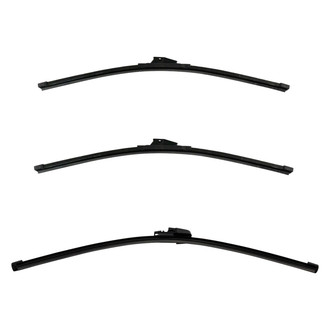 DIY Solutions® - Driver (24"), Passenger Side (20") and Rear (15") Black Wiper Blade Set