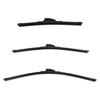 DIY Solutions® - Driver (24"), Passenger Side (20") and Rear (13") Black Wiper Blade Set