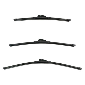 DIY Solutions® - Driver (24"), Passenger Side (20") and Rear (16") Black Wiper Blade Set