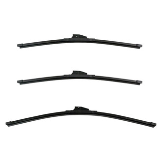 DIY Solutions® - Driver (24"), Passenger Side (20") and Rear (20") Black Wiper Blade Set