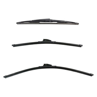DIY Solutions® - Driver (26"), Passenger Side (20") and Rear (14") Black Wiper Blade Set