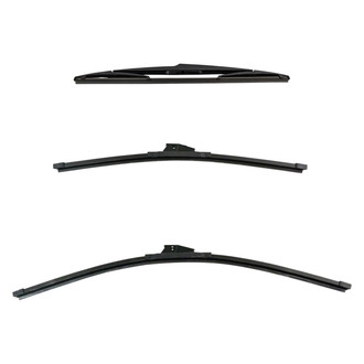DIY Solutions® - Driver (26"), Passenger Side (20") and Rear (14") Black Wiper Blade Set