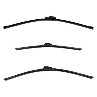 DIY Solutions® - Driver (26"), Passenger Side (20") and Rear (15") Black Wiper Blade Set