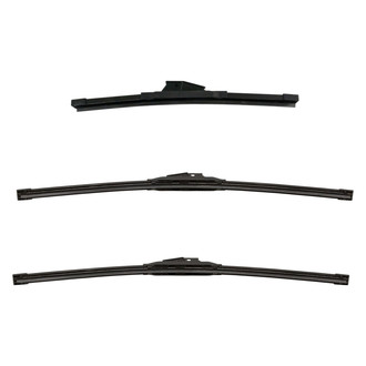 DIY Solutions® - Driver (21"), Passenger Side (21") and Rear (13") Black Wiper Blade Set