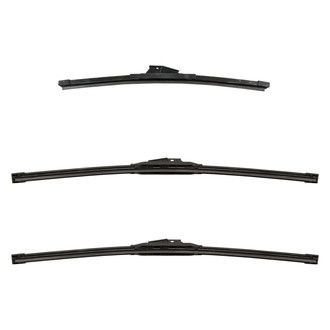 DIY Solutions® - Driver (21"), Passenger Side (21") and Rear (16") Black Wiper Blade Set