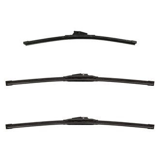 DIY Solutions® - Driver (21"), Passenger Side (21") and Rear (19") Black Wiper Blade Set