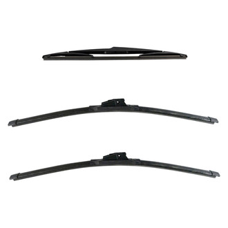 DIY Solutions® - Driver (22"), Passenger Side (22") and Rear (14") Black Wiper Blade Set