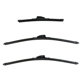 DIY Solutions® - Driver (22"), Passenger Side (22") and Rear (13") Black Wiper Blade Set