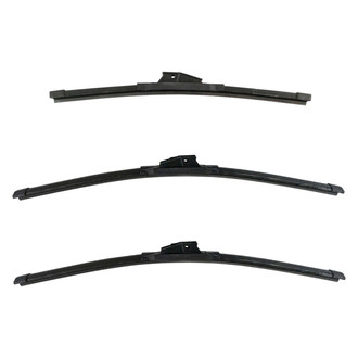 DIY Solutions® - Driver (22"), Passenger Side (22") and Rear (15") Black Wiper Blade Set