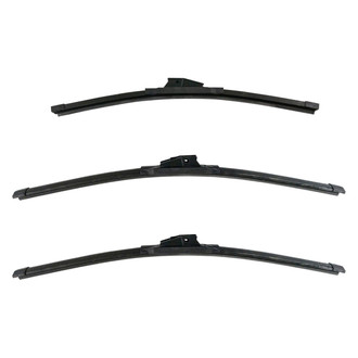 DIY Solutions® - Driver (22"), Passenger Side (22") and Rear (17") Black Wiper Blade Set