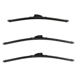 DIY Solutions® - Driver (22"), Passenger Side (22") and Rear (18") Black Wiper Blade Set