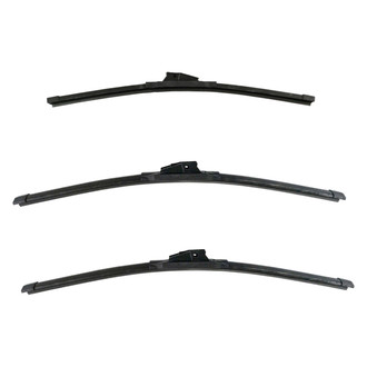 DIY Solutions® - Driver (22"), Passenger Side (22") and Rear (19") Black Wiper Blade Set