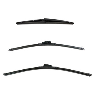 DIY Solutions® - Driver (24"), Passenger Side (22") and Rear (12") Black Wiper Blade Set
