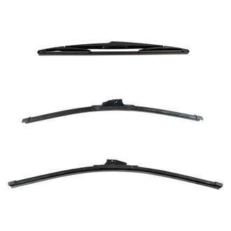 DIY Solutions® - Driver (24"), Passenger Side (22") and Rear (14") Black Wiper Blade Set