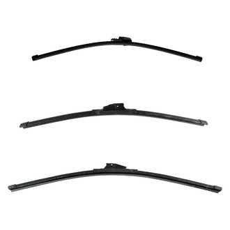 DIY Solutions® - Driver (24"), Passenger Side (22") and Rear (15") Black Wiper Blade Set