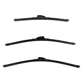 DIY Solutions® - Driver (24"), Passenger Side (22") and Rear (16") Black Wiper Blade Set