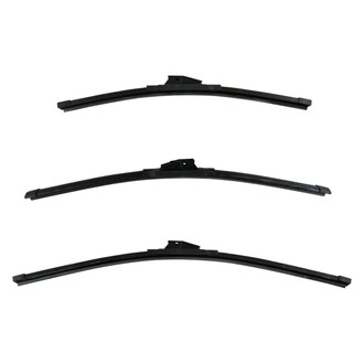DIY Solutions® - Driver (24"), Passenger Side (22") and Rear (17") Black Wiper Blade Set