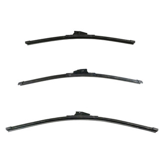 DIY Solutions® - Driver (24"), Passenger Side (22") and Rear (19") Black Wiper Blade Set