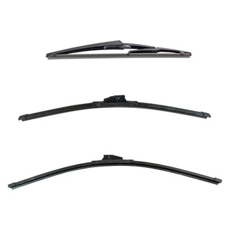 DIY Solutions® - Driver (26"), Passenger Side (22") and Rear (12") Black Wiper Blade Set