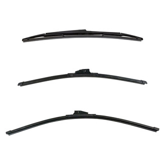 DIY Solutions® - Driver (26"), Passenger Side (22") and Rear (16") Black Wiper Blade Set