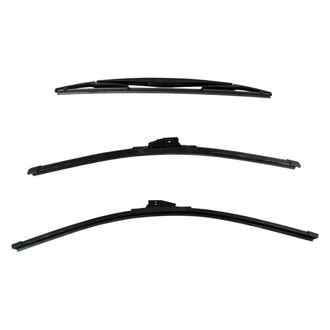 DIY Solutions® - Driver (26"), Passenger Side (22") and Rear (16") Black Wiper Blade Set