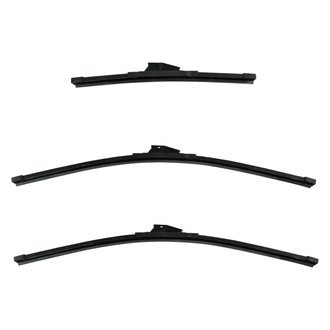 DIY Solutions® - Driver (24"), Passenger Side (24") and Rear (13") Black Wiper Blade Set