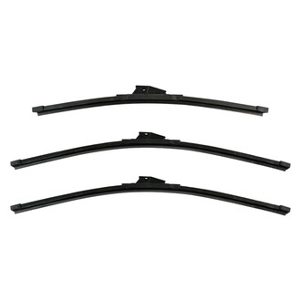 DIY Solutions® - Driver (24"), Passenger Side (24") and Rear (18") Black Wiper Blade Set
