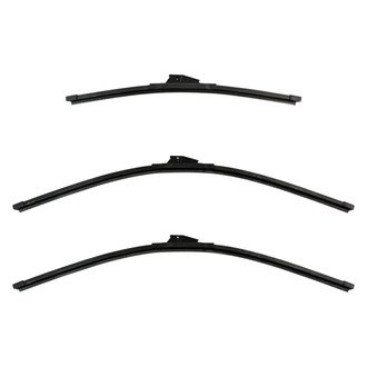DIY Solutions® - Driver (28"), Passenger Side (28") and Rear (18") Black Wiper Blade Set